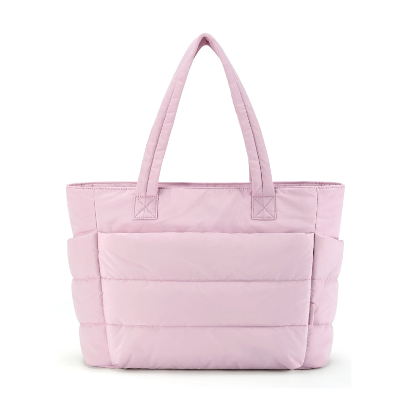 big square quilted tote bag, view 7 - MRSLM