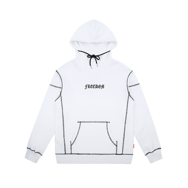 men's loose hooded sweater, view 4 - MRSLM