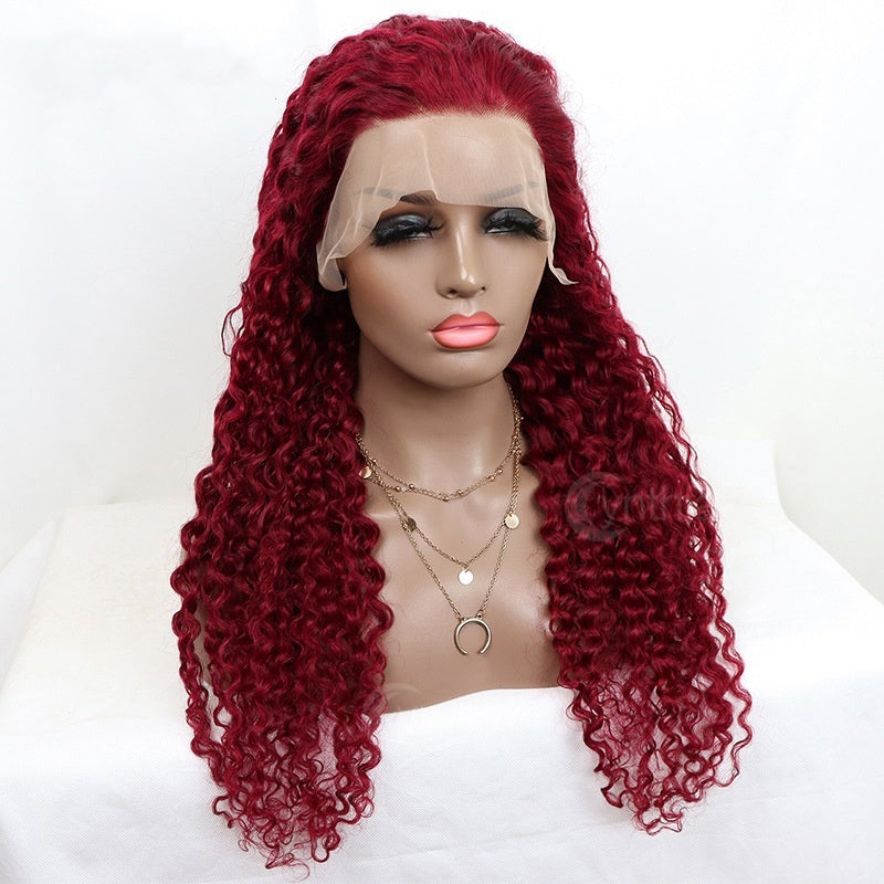 Lace head cap human hair wig, view 2 - MRSLM
