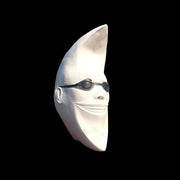 white moon head cover mask, view 8 - MRSLM