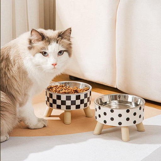 raised cat feeder bowl - MRSLM