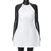 summer backless sling dress, view 6 - MRSLM