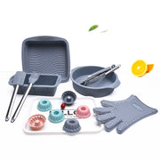 14-piece silicone cake baking set, view 4 - MRSLM