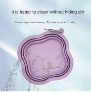 collapsible silicone pet bowl, view 7 - MRSLM