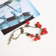 cherry coin bangle, view 6 - MRSLM
