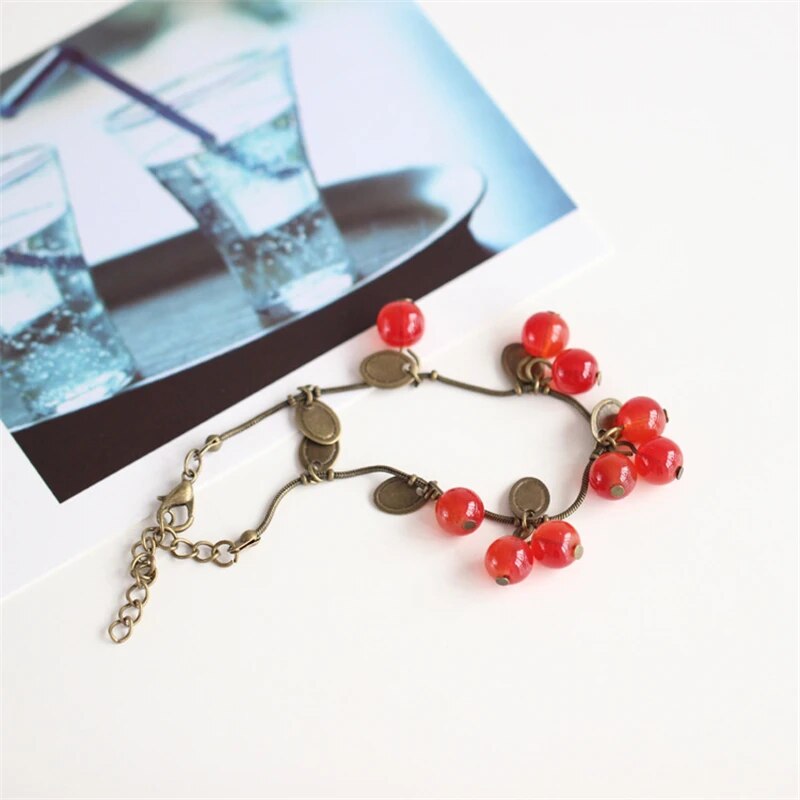 cherry coin bangle, view 6 - MRSLM