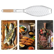 bbq fish and vegetable grilling basket, view 5 - MRSLM