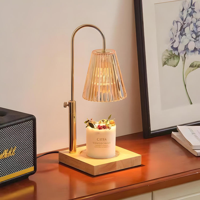 retro candle warmer lamp, view 3 - MRSLM