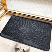 Leaf pattern memory foam bath mat, view 5 - MRSLM