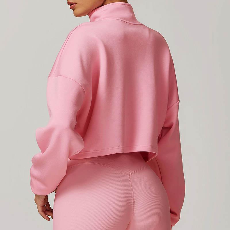 women's zipper sports hoodie, view 2 - MRSLM