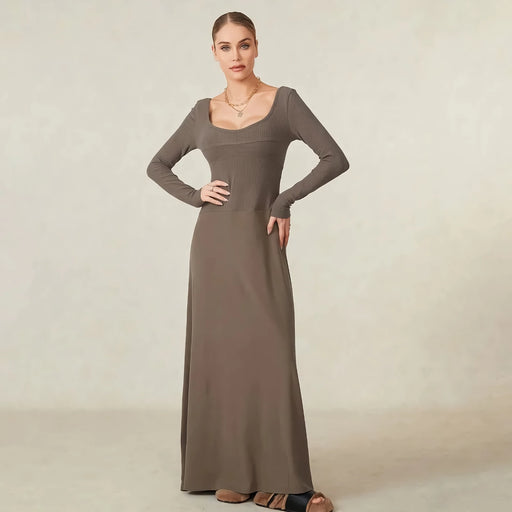 women's knit long dress - MRSLM