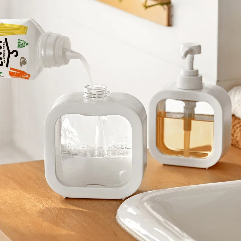 refillable soap dispenser bottle, view 5 - MRSLM