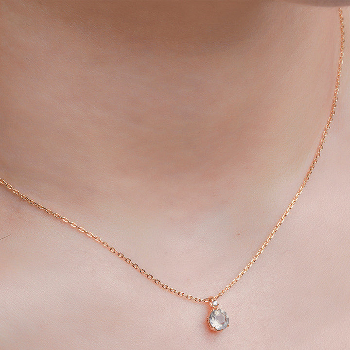 Light Luxury Silver Plated 14K Gold OL Versatile