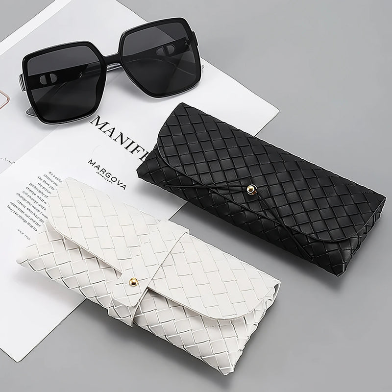 twist braided sunglasses case, view 4 - MRSLM