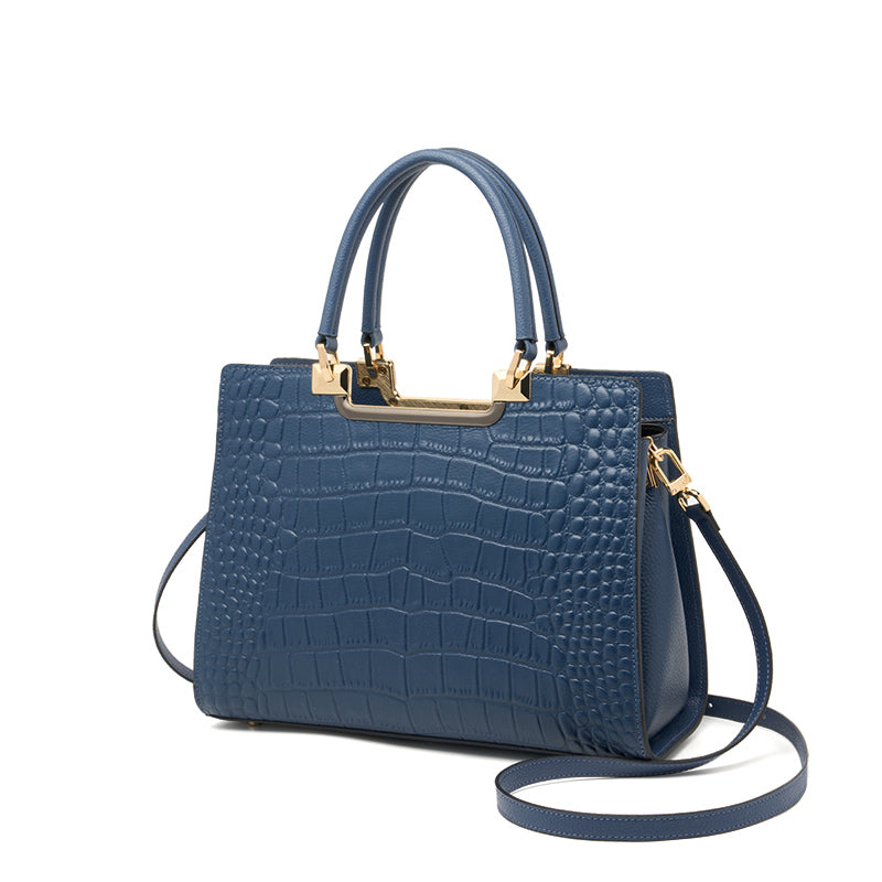premium leather handcrafted shoulder bag, view 9 - MRSLM