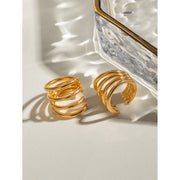 four-layer hoop ear clip, view 4 - MRSLM