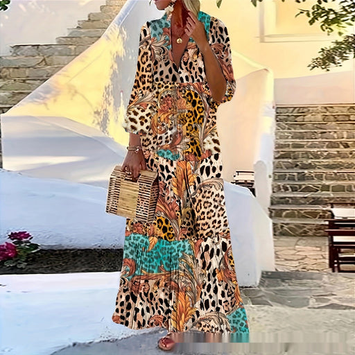 Long sleeve floral dress - MRSLM