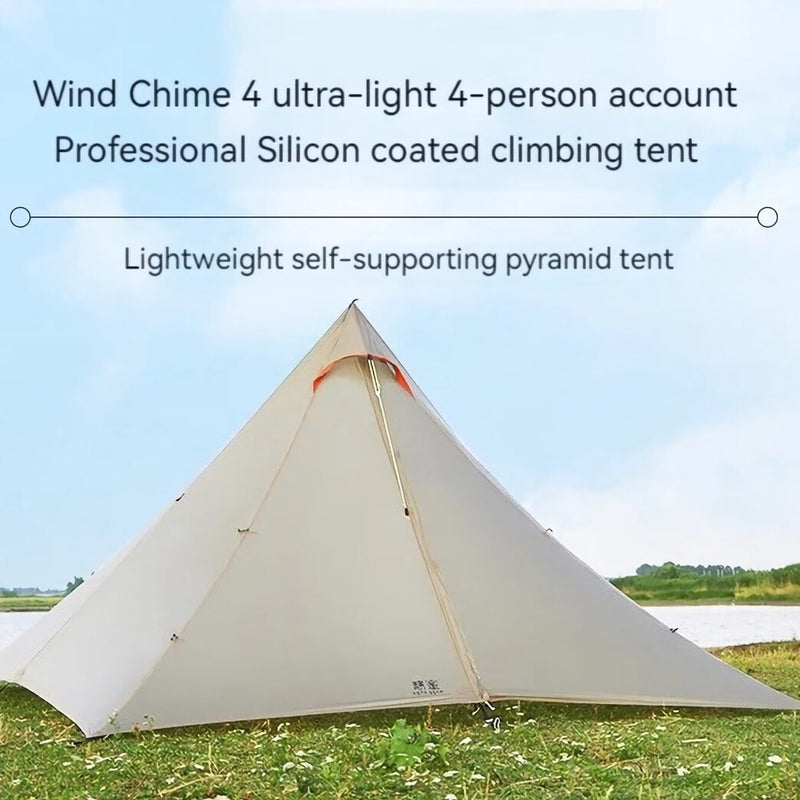 pyramid 4-person ultralight tent, view 4 - MRSLM