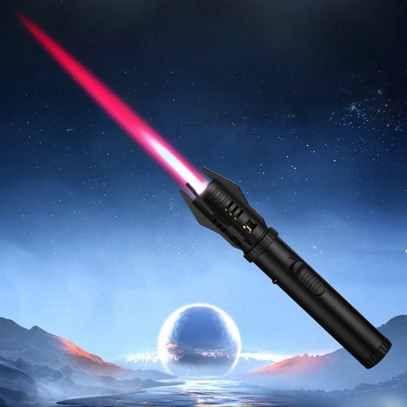 Windproof torch lighter with rotating head, view 2 - MRSLM