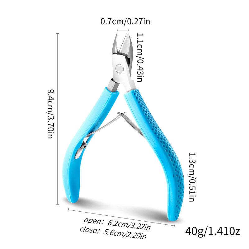 stainless steel cuticle scissors, view 4 - MRSLM