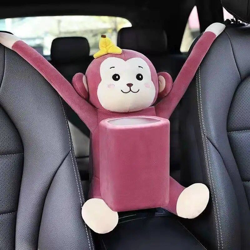 cute square car trash bin, view 5 - MRSLM