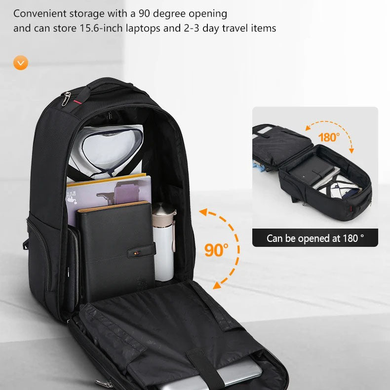 multi-functional trolley backpack, view 7 - MRSLM