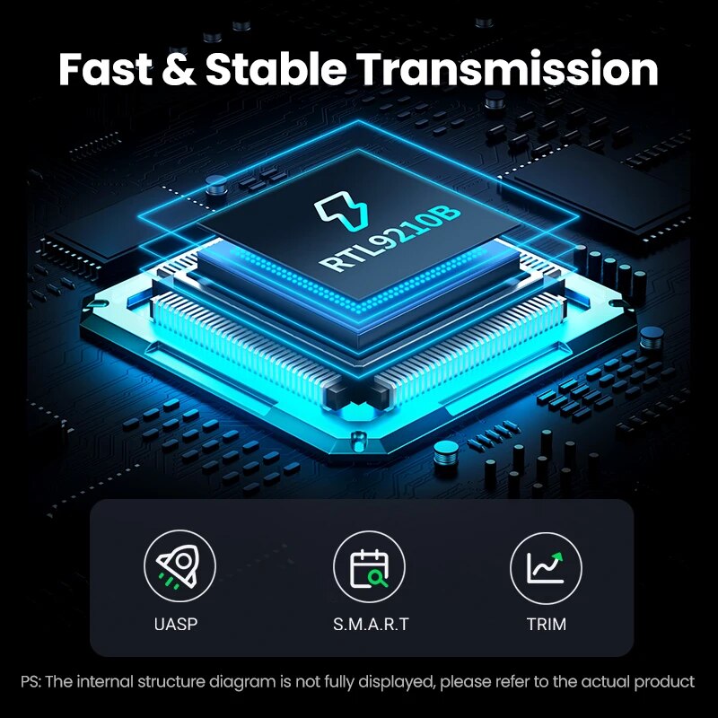 M.2 SSD enclosure adapter, view 5 - MRSLM