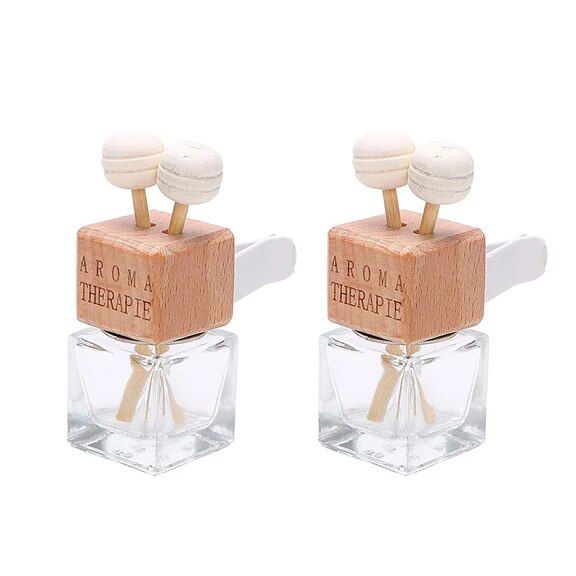 car vent clip glass perfume diffuser, view 2 - MRSLM