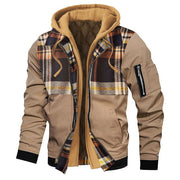 men's thick hooded jacket, view 8 - MRSLM