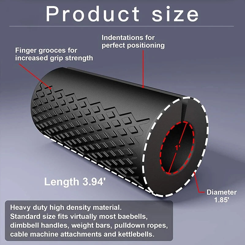 Strength grip booster for dumbbells and barbells, view 4 - MRSLM
