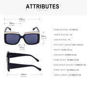 Oversized square sunglasses, view 11 - MRSLM