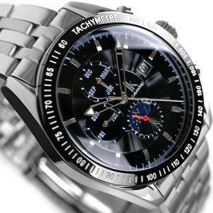 men's automatic luminous calendar watch, view 4 - MRSLM