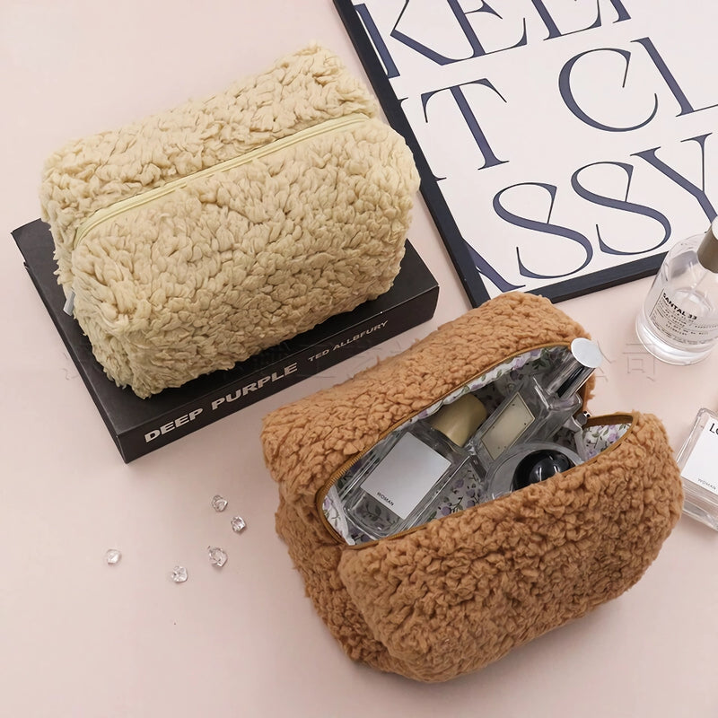 lambswool cosmetic bag, view 7 - MRSLM