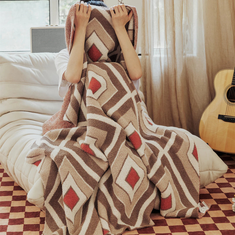 Endless colorful plaid blanket, view 6 - MRSLM