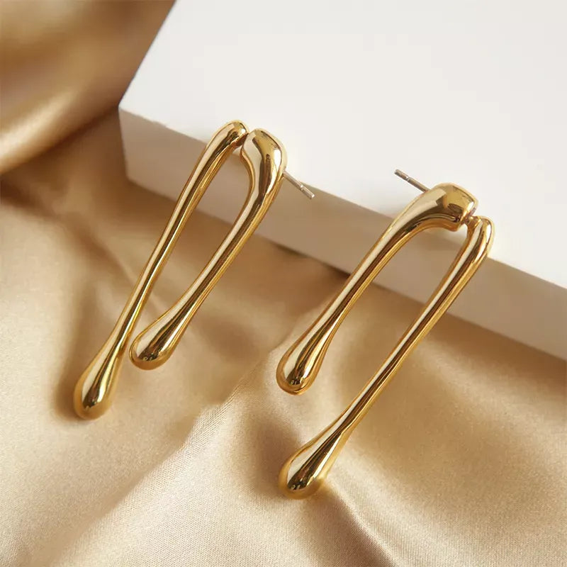 geometric drop earrings - MRSLM
