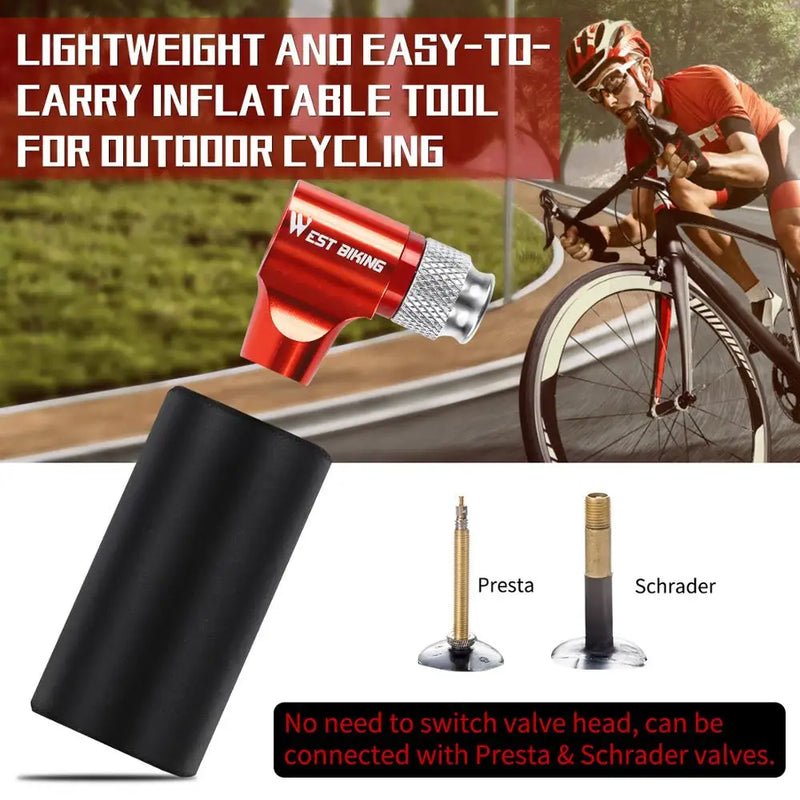 portable CO2 bike inflator, view 7 - MRSLM