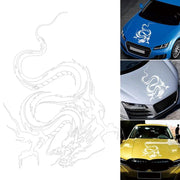 dragon pattern car hood decal, view 3 - MRSLM