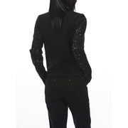 Turtleneck double zipper plush jacket, view 5 - MRSLM