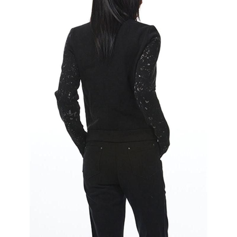 Turtleneck double zipper plush jacket, view 5 - MRSLM