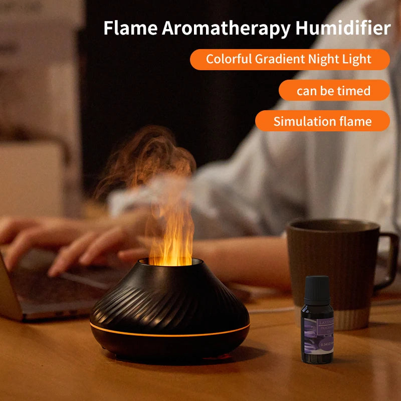flame aromatherapy humidifier, view 4 - MRSLM