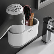wall mounted hair dryer rack, view 8 - MRSLM