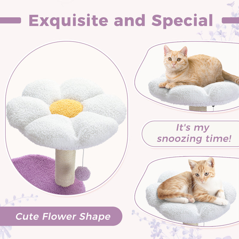 flower cat tree, view 7 - MRSLM