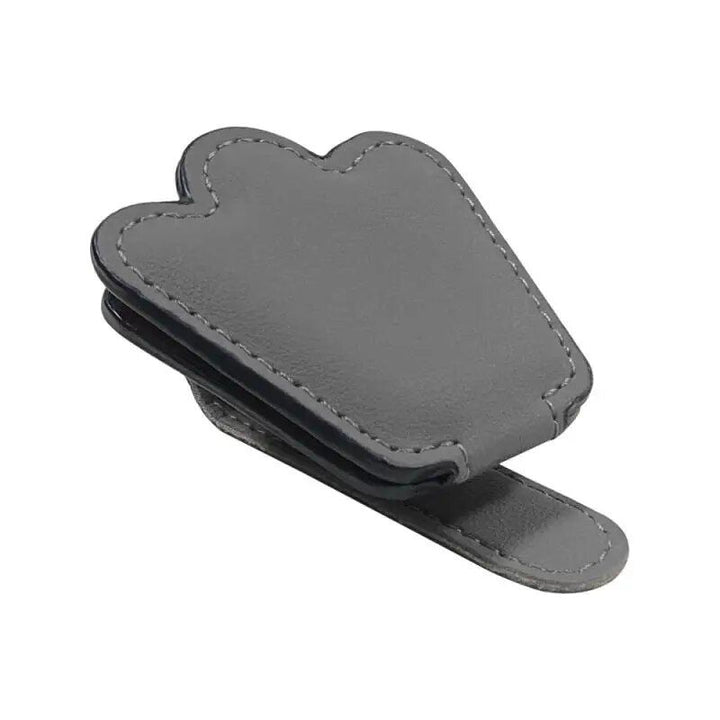 Multi-Functional Leather Car Visor Clip for Sunglasses and Cards