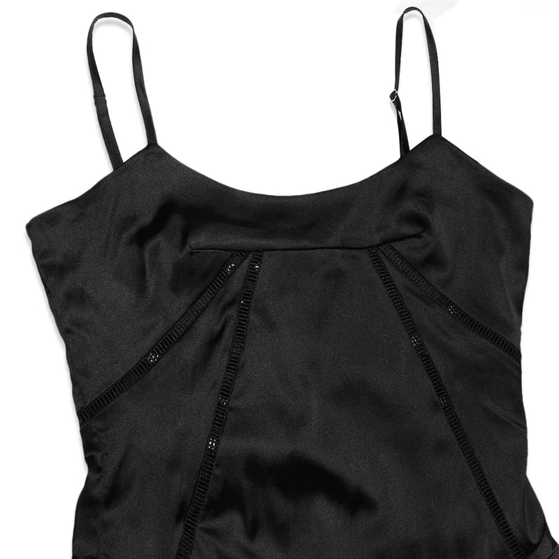 lace-up formal dress, view 19 - MRSLM