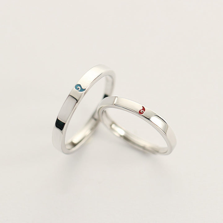 S925 Sterling Silver Ring Couple