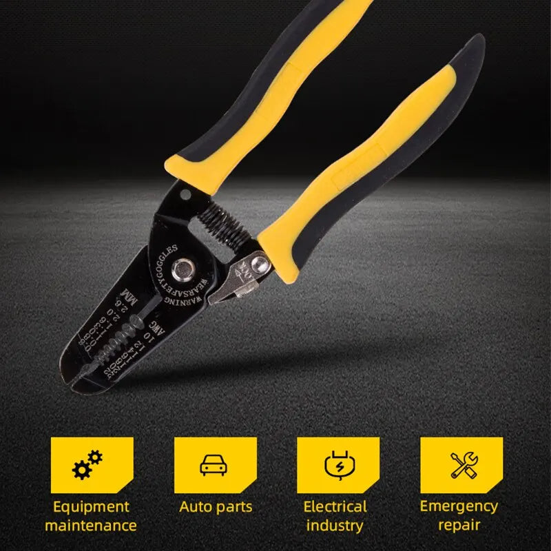 7-inch wire stripper and crimper, view 5 - MRSLM