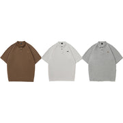 men's polo collar raglan T-shirt, view 4 - MRSLM