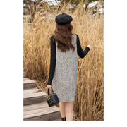 women's tweed suspender dress, view 10 - MRSLM