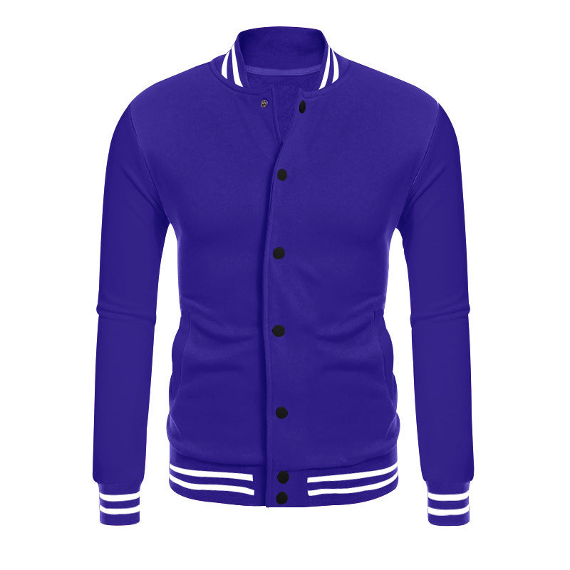 men's baseball uniform flight jacket, view 6 - MRSLM
