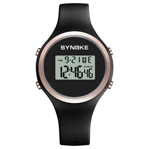 Electronic silicone band watch for students, view 2 - MRSLM